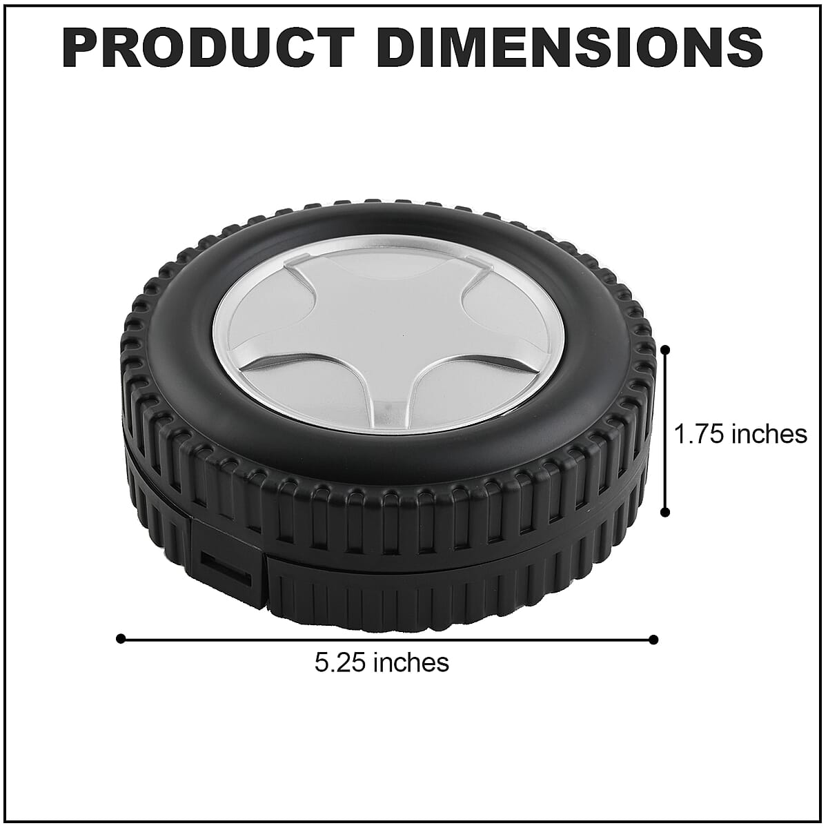 Tire Shape Tool Set (1 Screwdriver Handle, 9 Bits, 1 Socket Adapter, 4 Interchangeable Sockets, 4 Precision Screwdrivers and 1 Mini Blade) image number 3