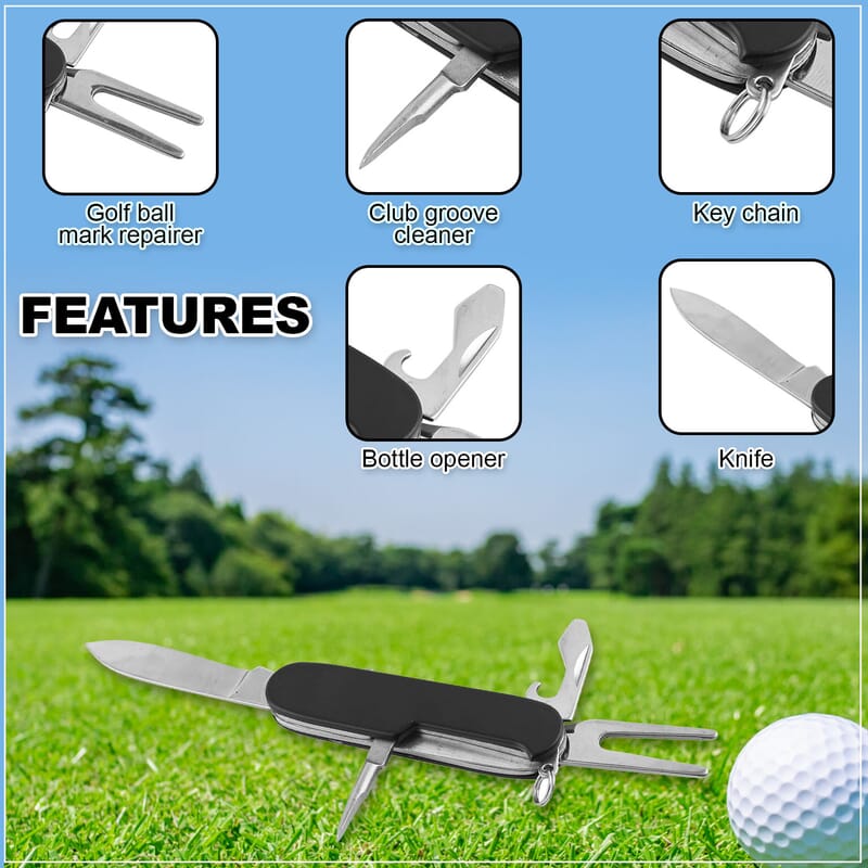 Closeout 5 Multi-Purpose Black Golf Tool