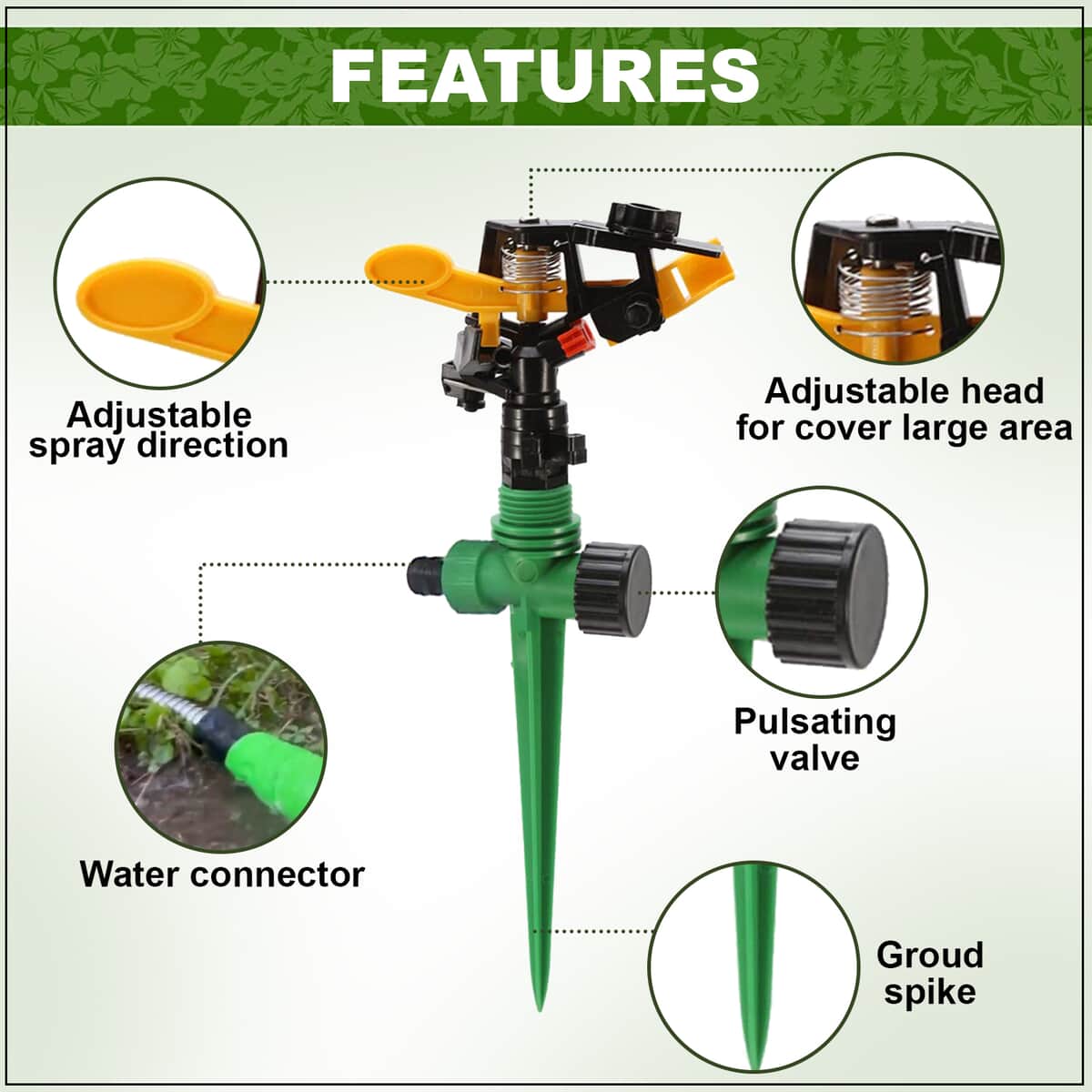 Buy Pulsating Stake Water Sprinkler at ShopLC.