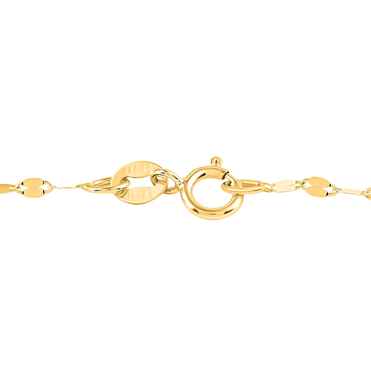 Maestro Gold Collection Italian 14K Yellow Gold Valentino Necklace 18 Inches