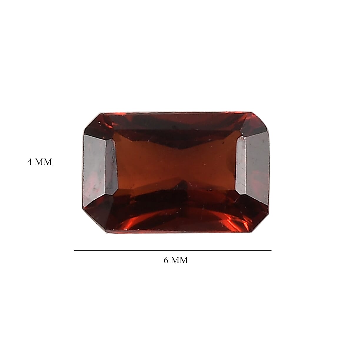 Mozambique Garnet Set of 3 (Oct 6x4 mm) 1.82 ctw Loose Gemstone image number 4