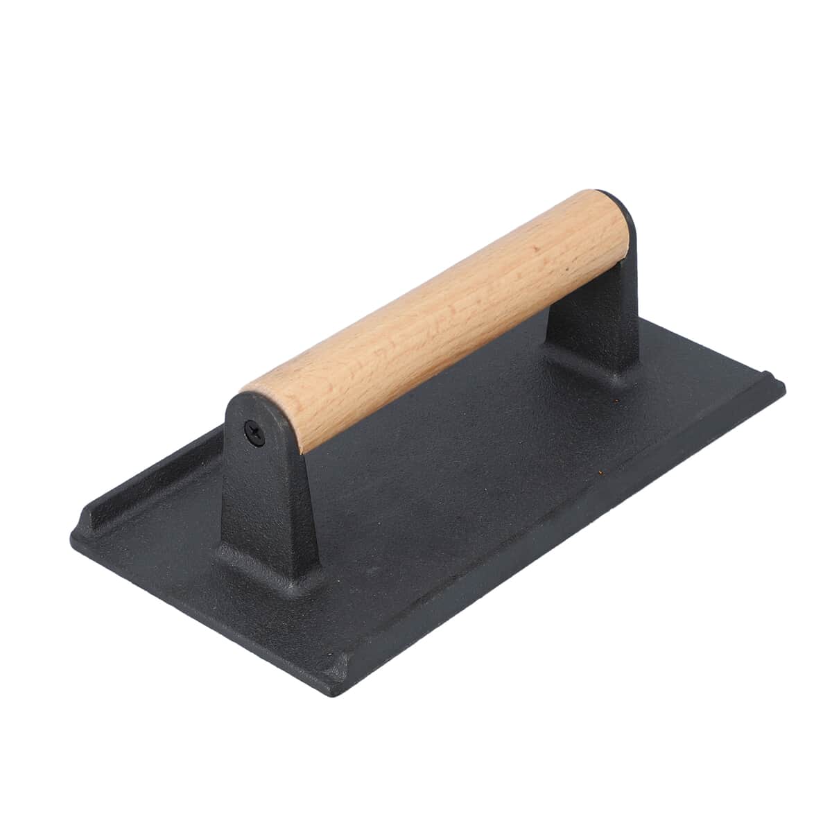 Cast Iron Grill Press with Wooden Handle image number 0