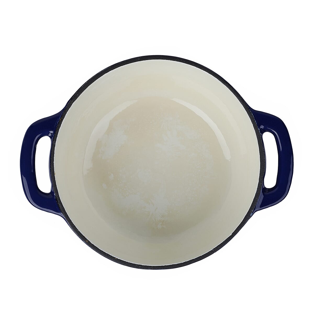 Homesmart Blue Color Enamel Coated Cast Iron Dutch Oven (3.2QT Capacity) image number 5