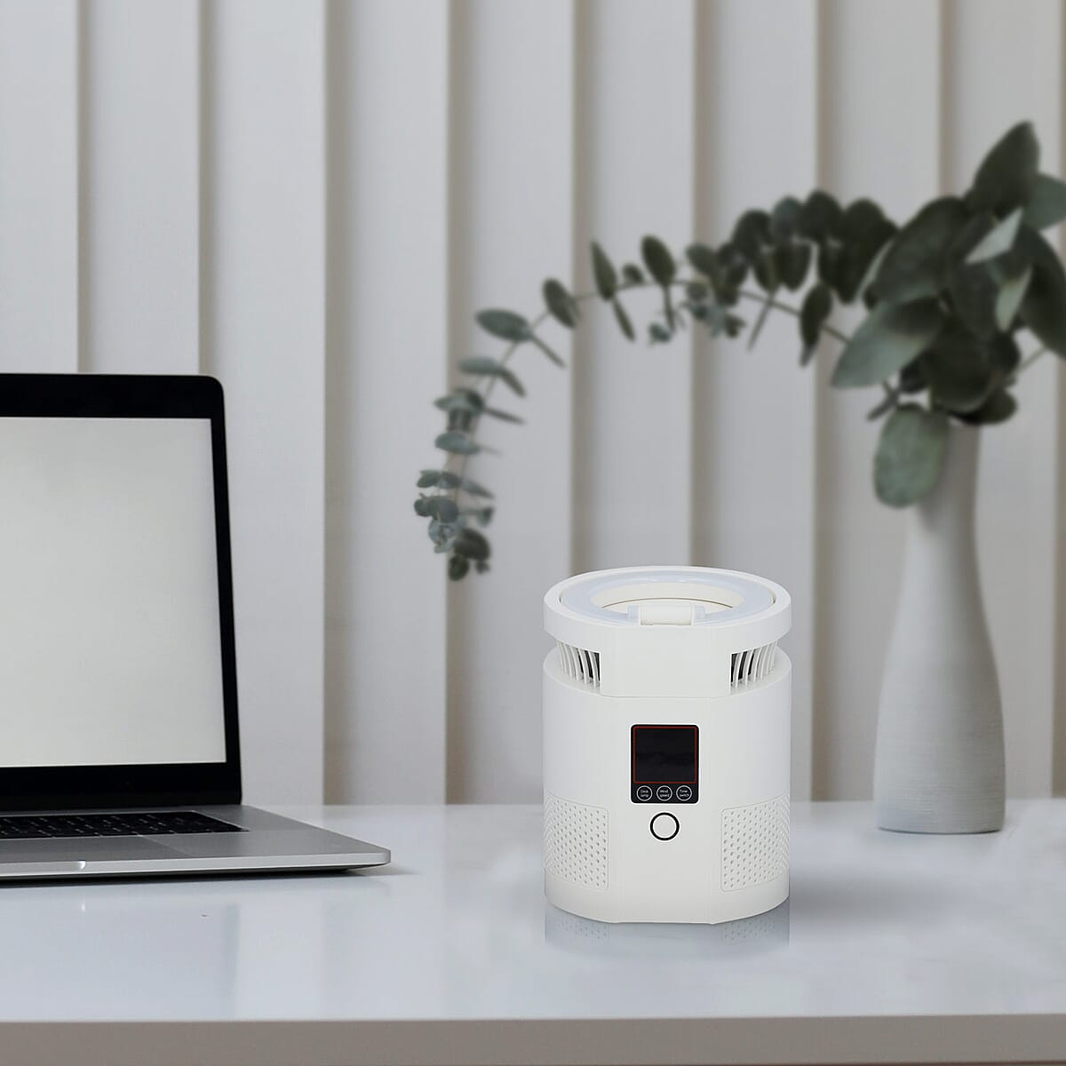 2in1 Desktop Anion Air Purifier with Foldable LED Table Lamp (4000 mAh) image number 1