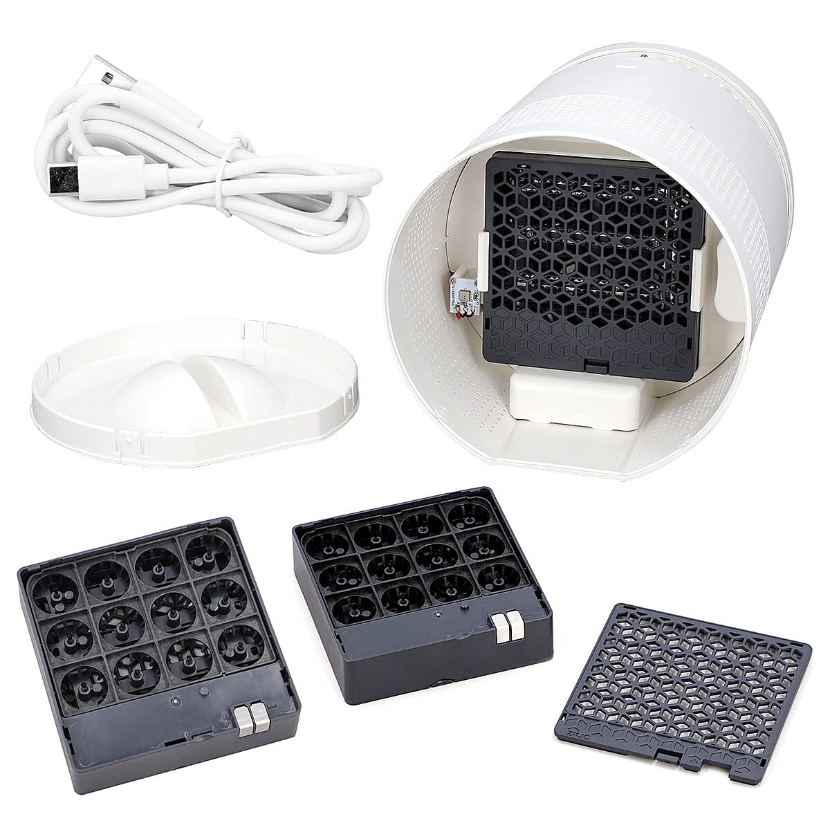 2in1 Desktop Anion Air Purifier with Foldable LED Table Lamp (4000 mAh) image number 6