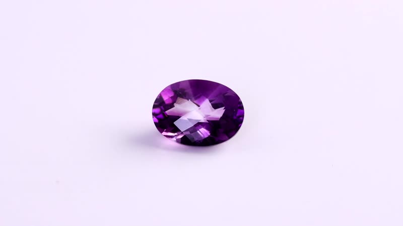 AA Mashamba Amethyst (Ovl 16x12 mm) 10.21 ctw Loose Gemstone