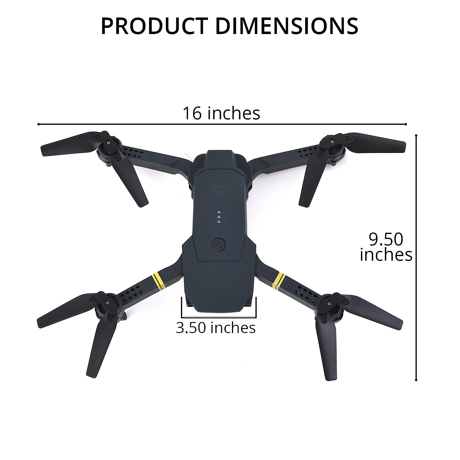 Closeout Rechargeable Quadcopter Drone with Built-in Camera, Wi-Fi Capability and Remote Control