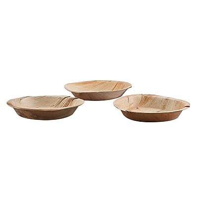 EcoWise Areca Palm Leaf 6 In Round Plates - 25ct.