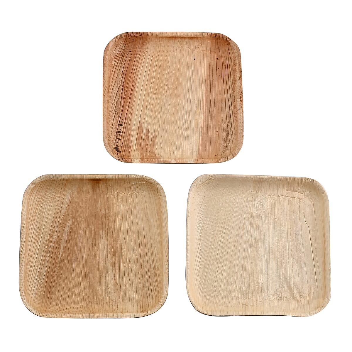 EcoWise Areca Palm Leaf 8 In Square Plates - 25ct. image number 5