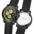 GAMAGES OF LONDON Limited Edition Hand Assembled Innovator Automatic Movement Silicone Strap Watch in Yellow (45mm) image number 4