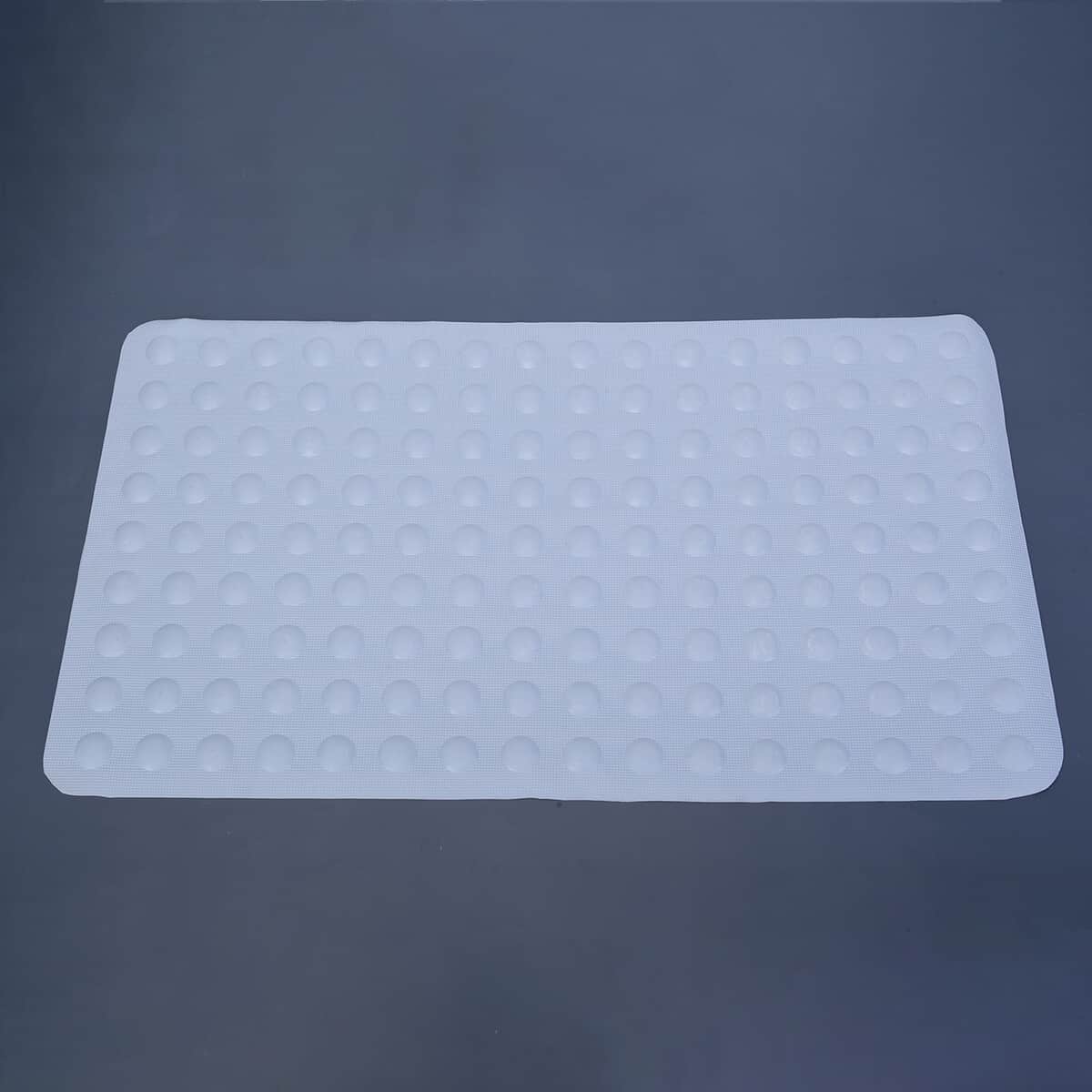 HOMESMART Blue 100% Latex Bath Mat image number 0