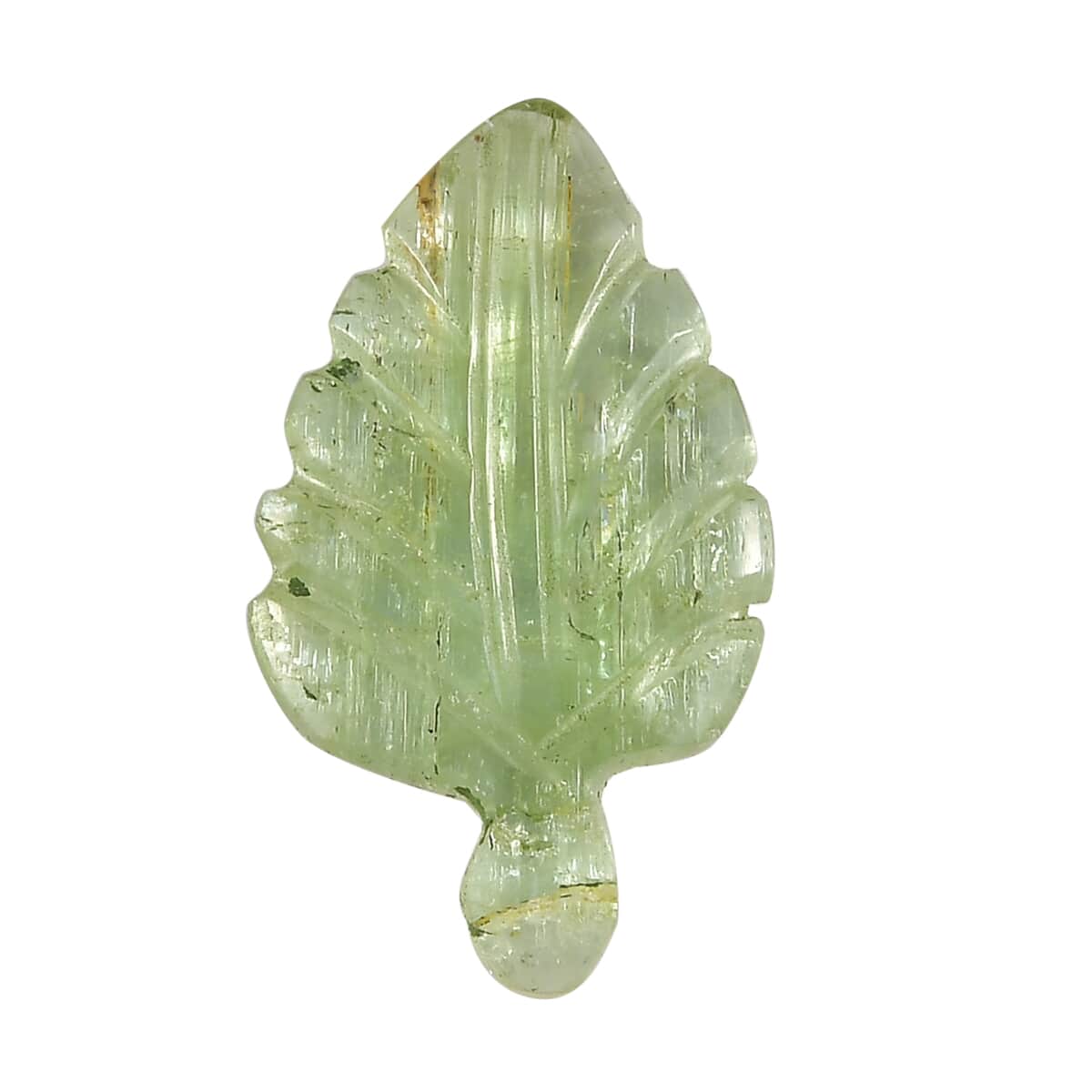 Green Tourmaline Carved (Fancy Free mm) 6.38 ctw image number 0