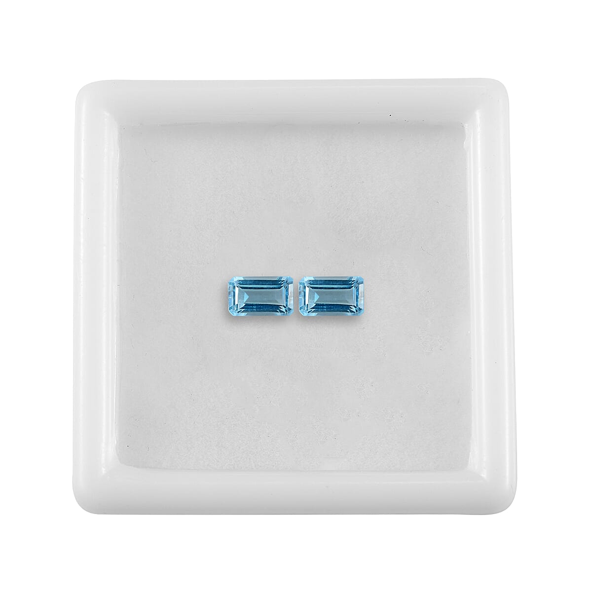 Blue Topaz Set of 2 (Oct 5x3 mm) 0.69 ctw image number 2