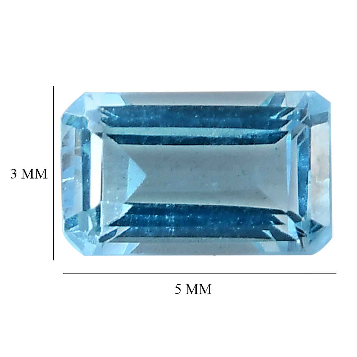 Blue Topaz Set of 2 (Oct 5x3 mm) 0.69 ctw image number 3