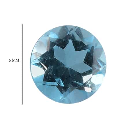Blue Topaz (Rnd 5 mm) 0.44 ctw image number 3