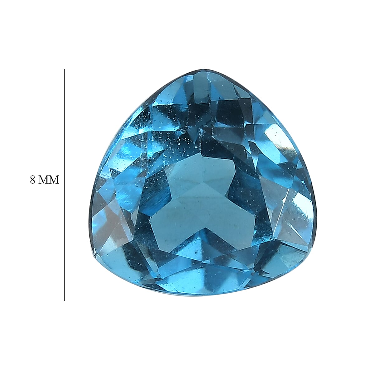 Blue Topaz (Tril 8 mm) 1.27 ctw image number 3