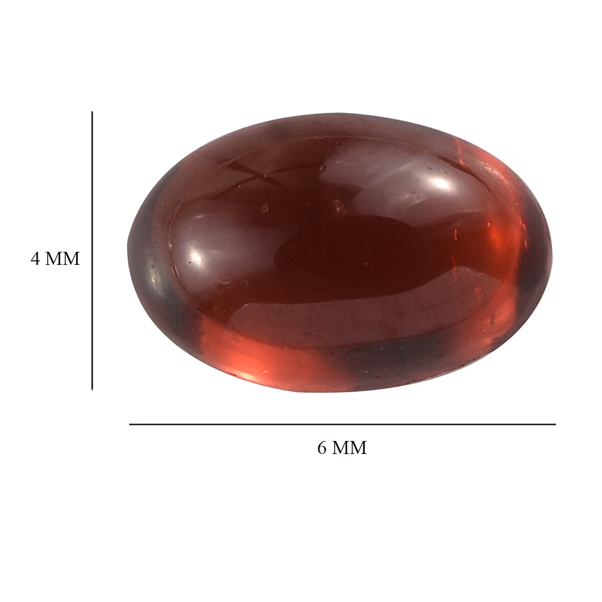AA Mozambique Garnet (Ovl 6x4 mm) 0.55 ctw image number 3