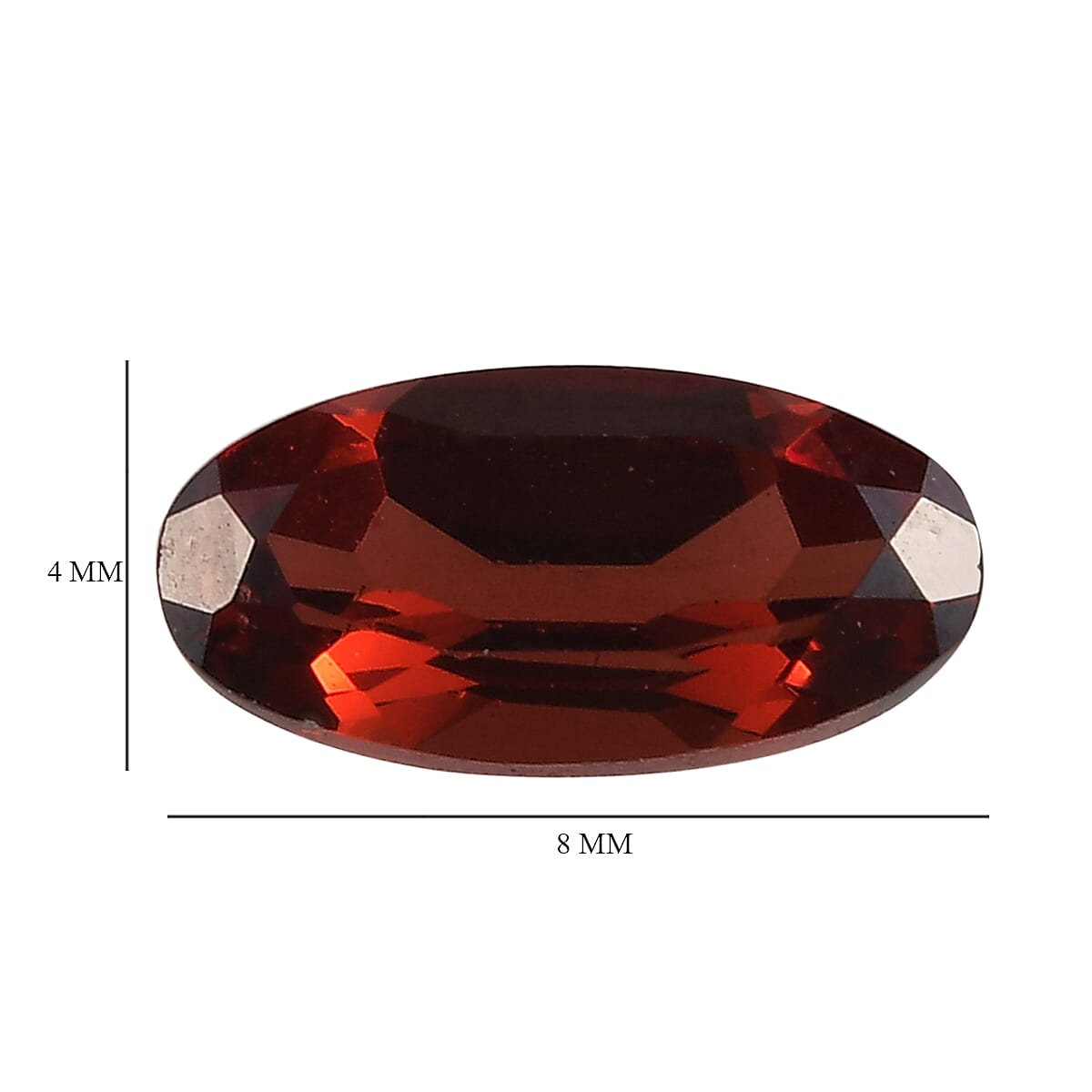 Mozambique Garnet (Ovl 8x4 mm) 0.60 ctw image number 3