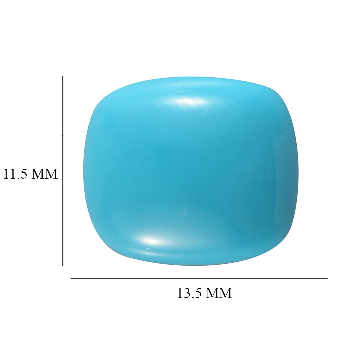 AA Sleeping Beauty Turquoise (Cush 13.5x11.5 mm) 4.95 ctw image number 3