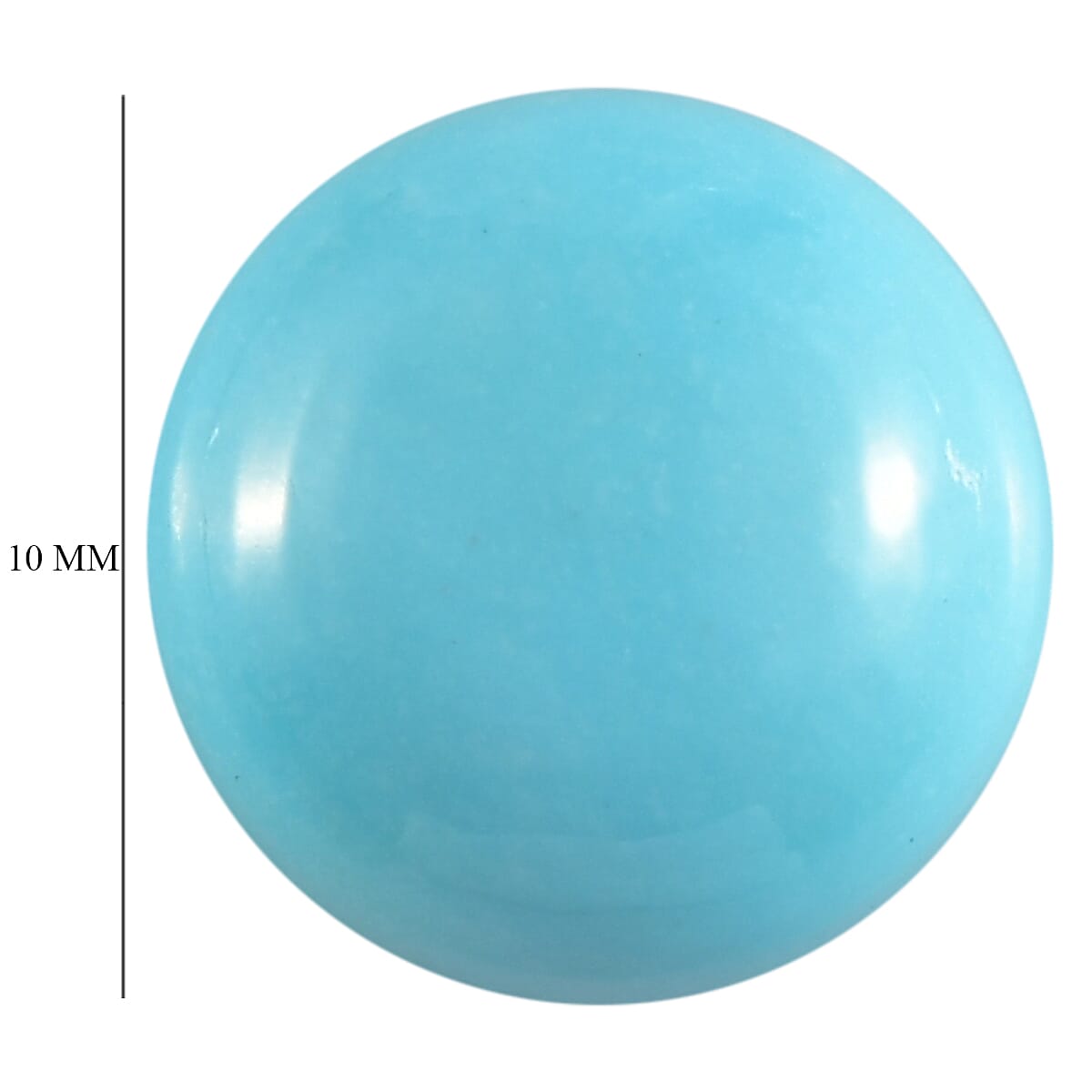 Sleeping Beauty Turquoise (Rnd 10 mm) 3.05 ctw image number 3