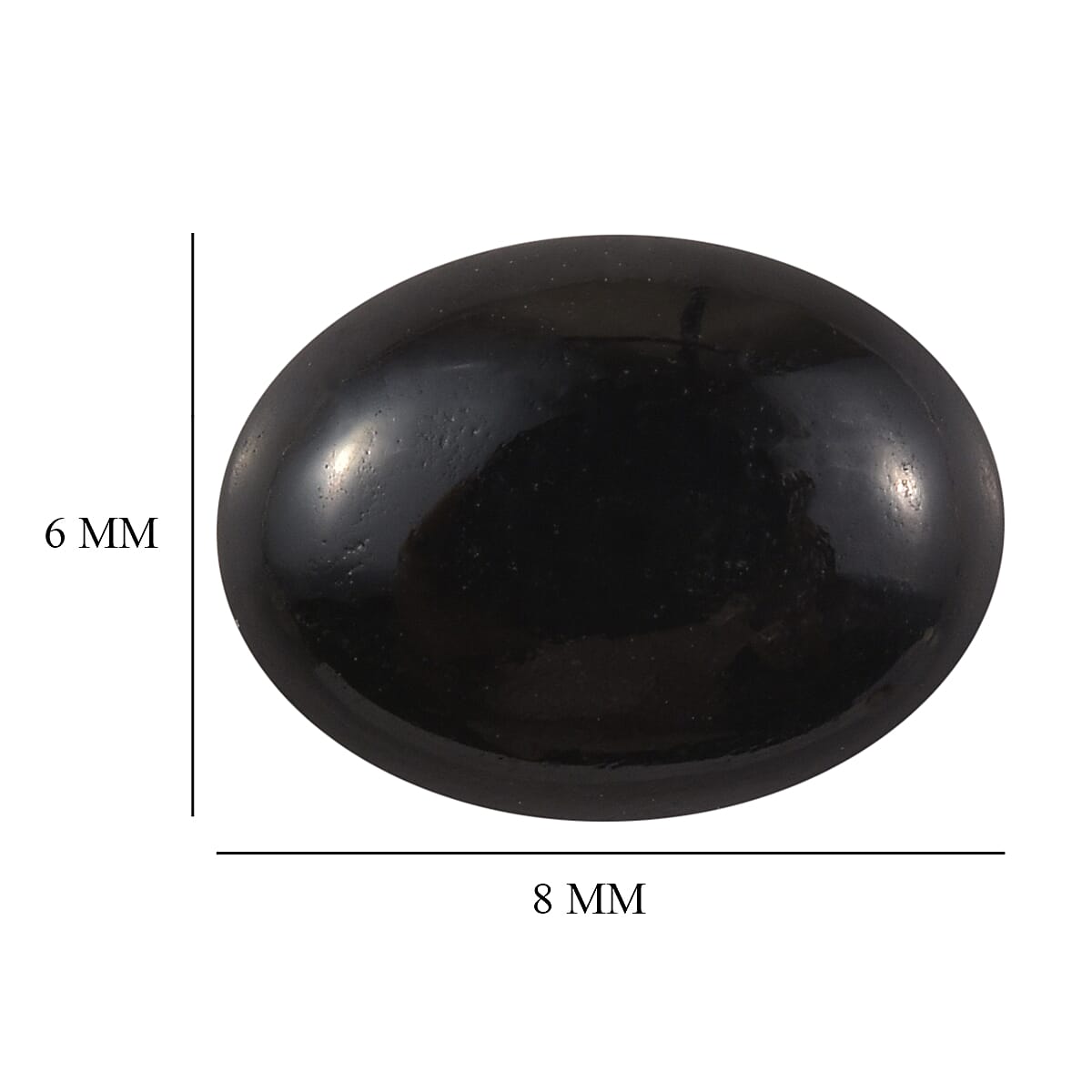 Black Onyx (Ovl 8x6 mm) 1.18 ctw image number 3