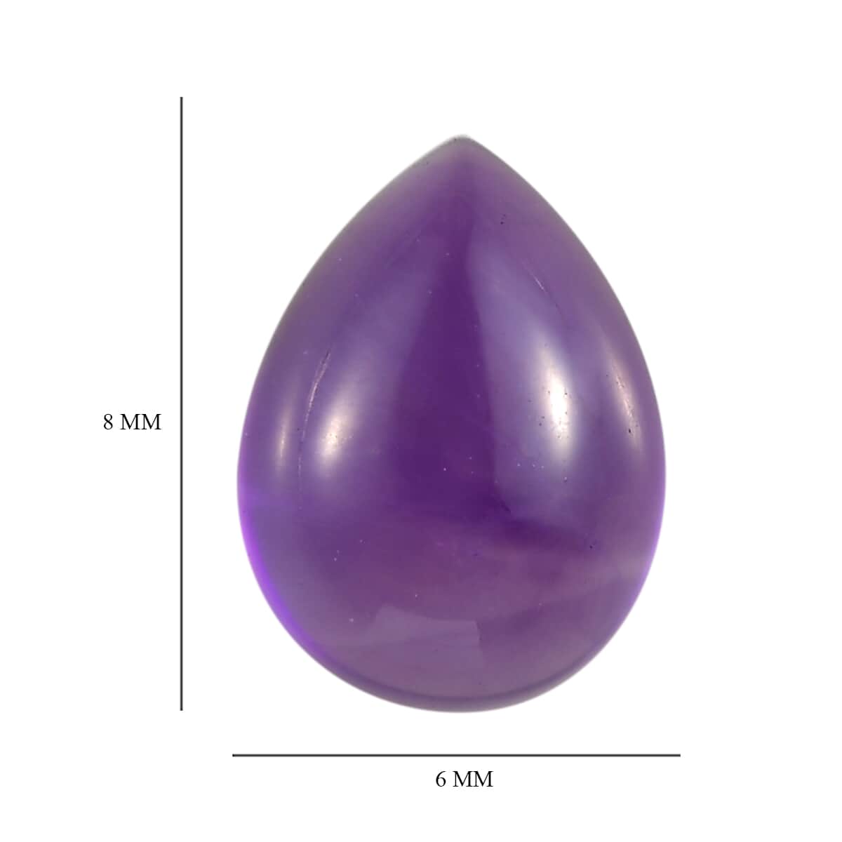 Amethyst (Pear 8x6 mm) 0.95 ctw image number 3