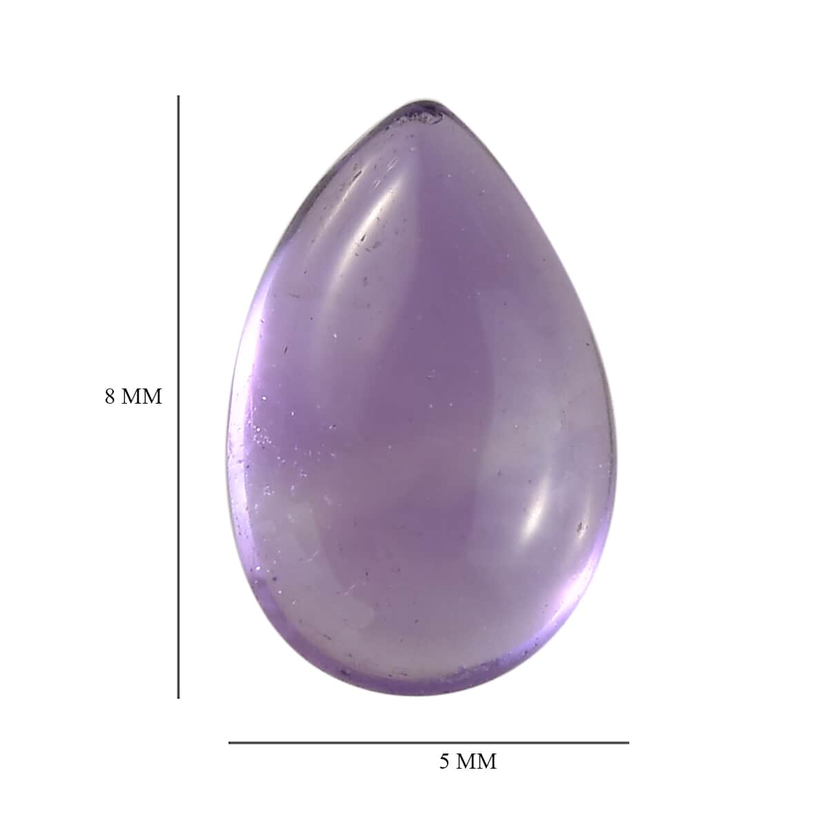 Amethyst (Pear 8x5 mm) 0.69 ctw image number 3