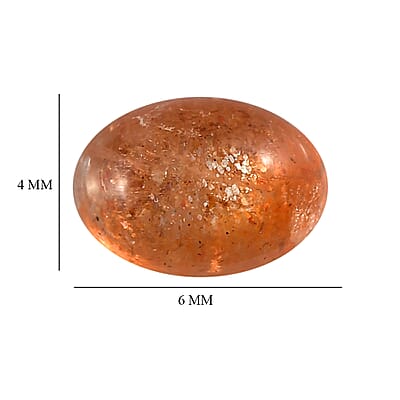 AA Madras Sunstone  (Ovl 6X4 mm) 0.44 ctw
