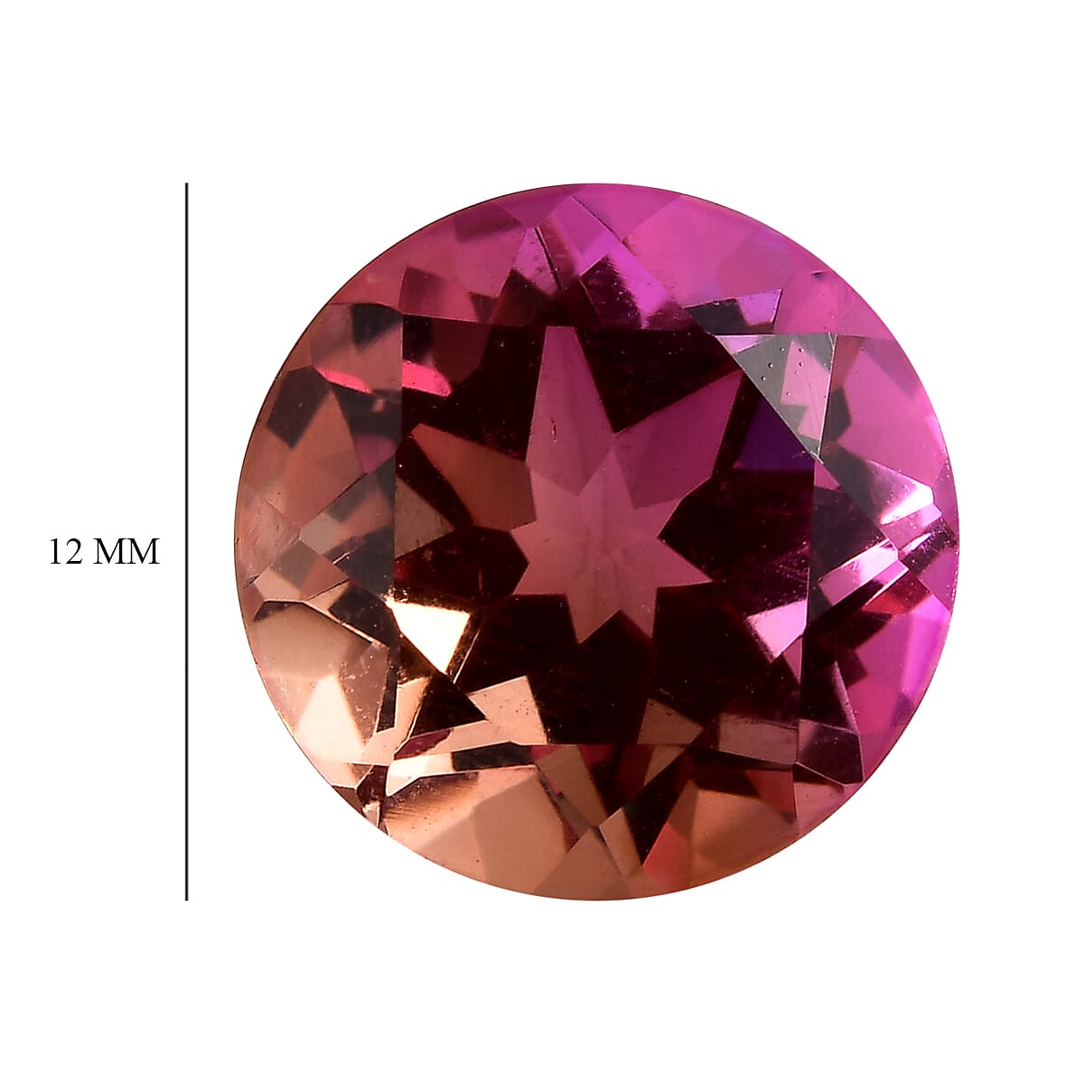 Sunset Quartz (Rnd 12 mm) 6.80 ctw image number 3