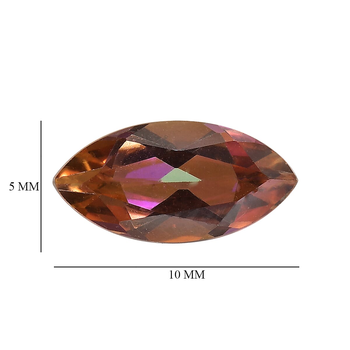 Twilight Mystic Topaz (Mrq 10x5 mm) 1.11 ctw image number 3