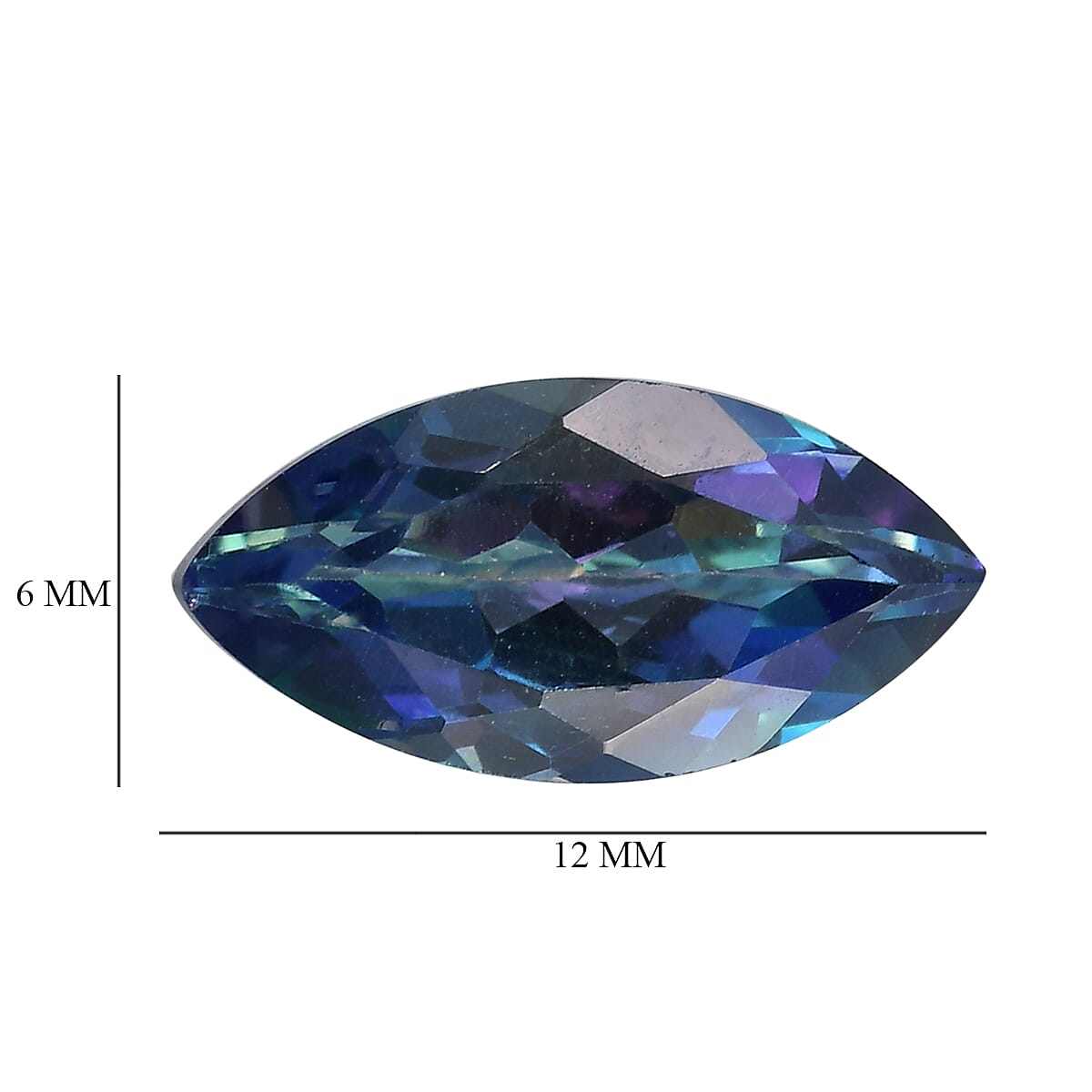 Verve Zing Mystic Topaz (Mrq 12x6 mm) 2.00 ctw