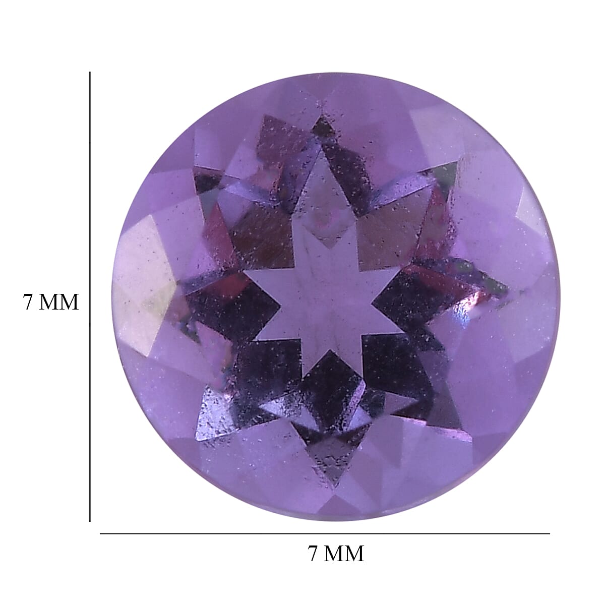 Lavender Alexite (Rnd 7 mm) 1.10 ctw image number 3