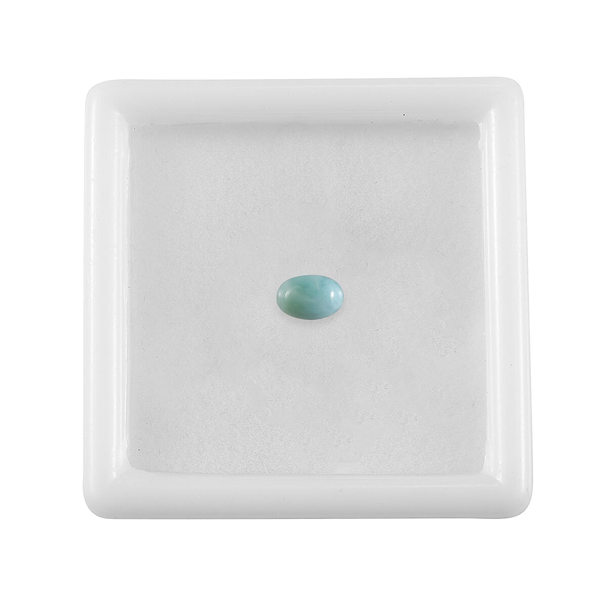 Natural Green Larimar (Ovl 6x4 mm) 0.46 ctw image number 2