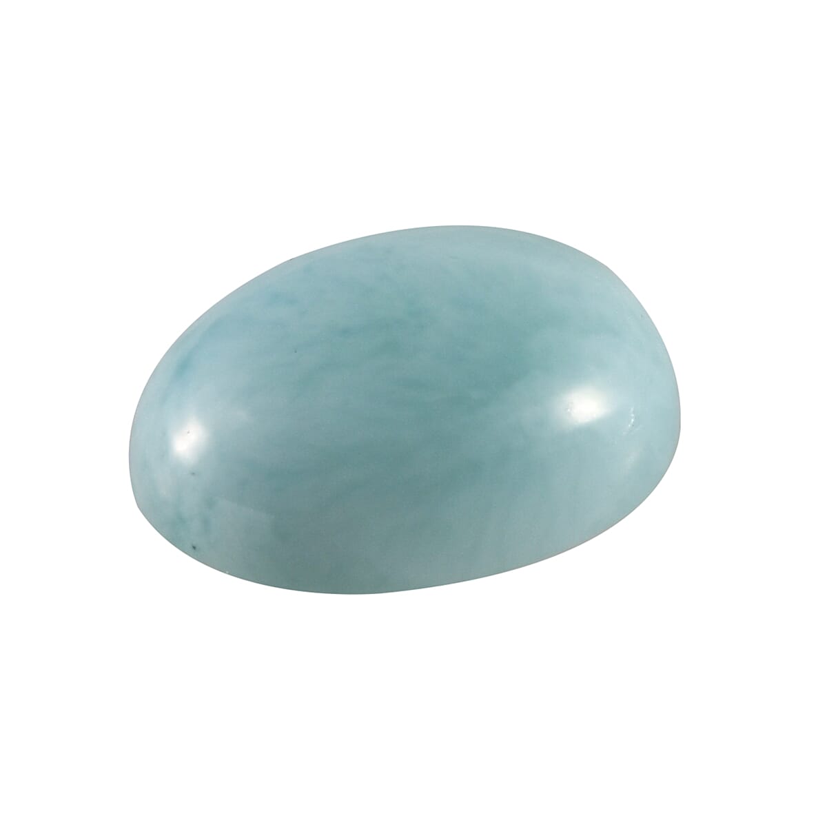 Natural Green Larimar (Ovl 9x7 mm) 1.76 ctw image number 1