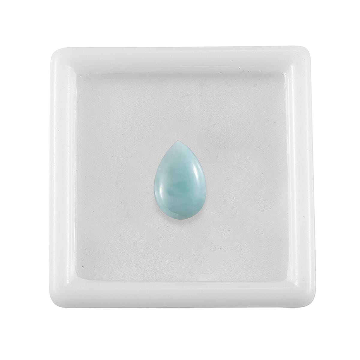 Natural Green Larimar (Pear 12x8 mm) 2.73 ctw image number 2