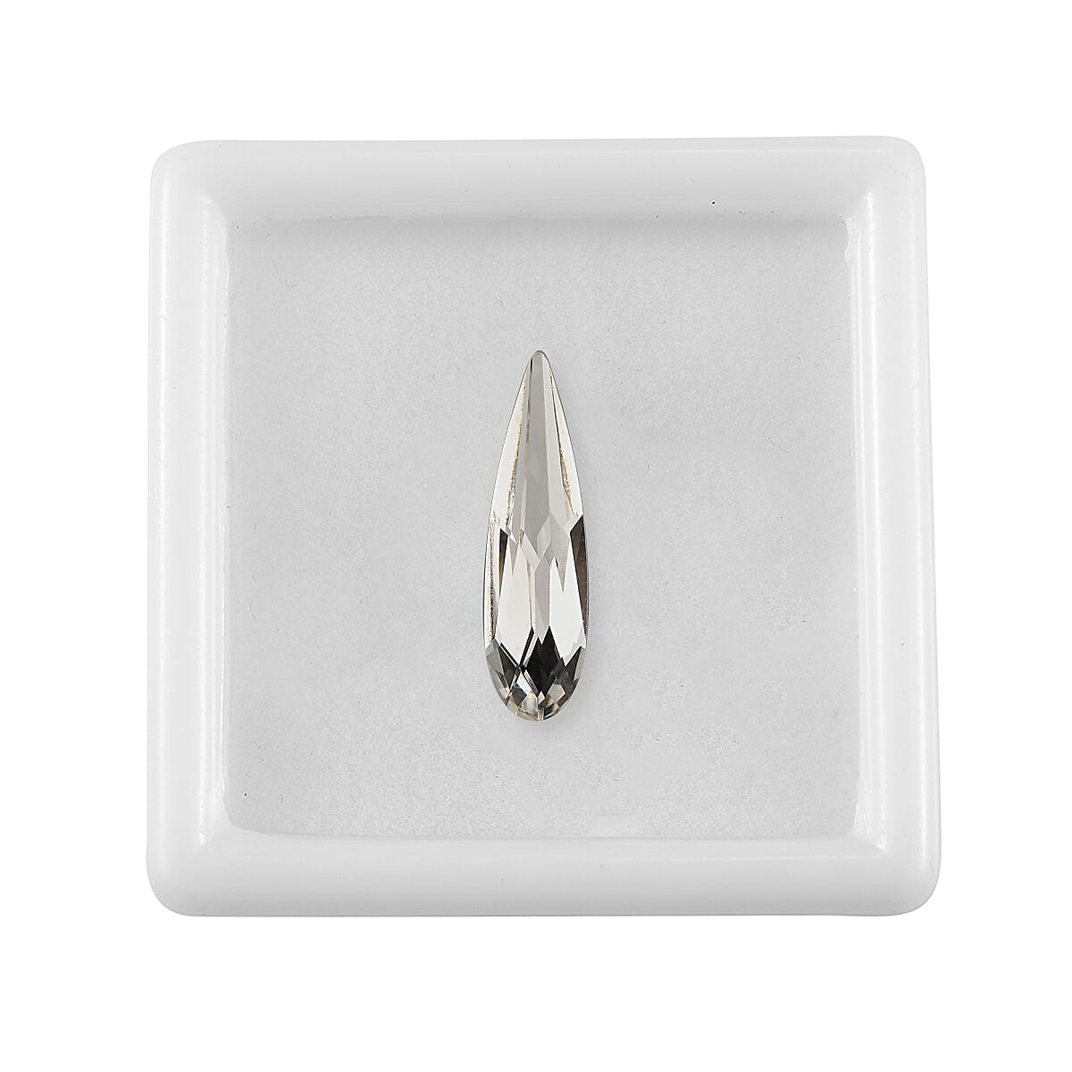 White Crystal (Pear 20X5.5 mm) 2.73 ctw image number 2