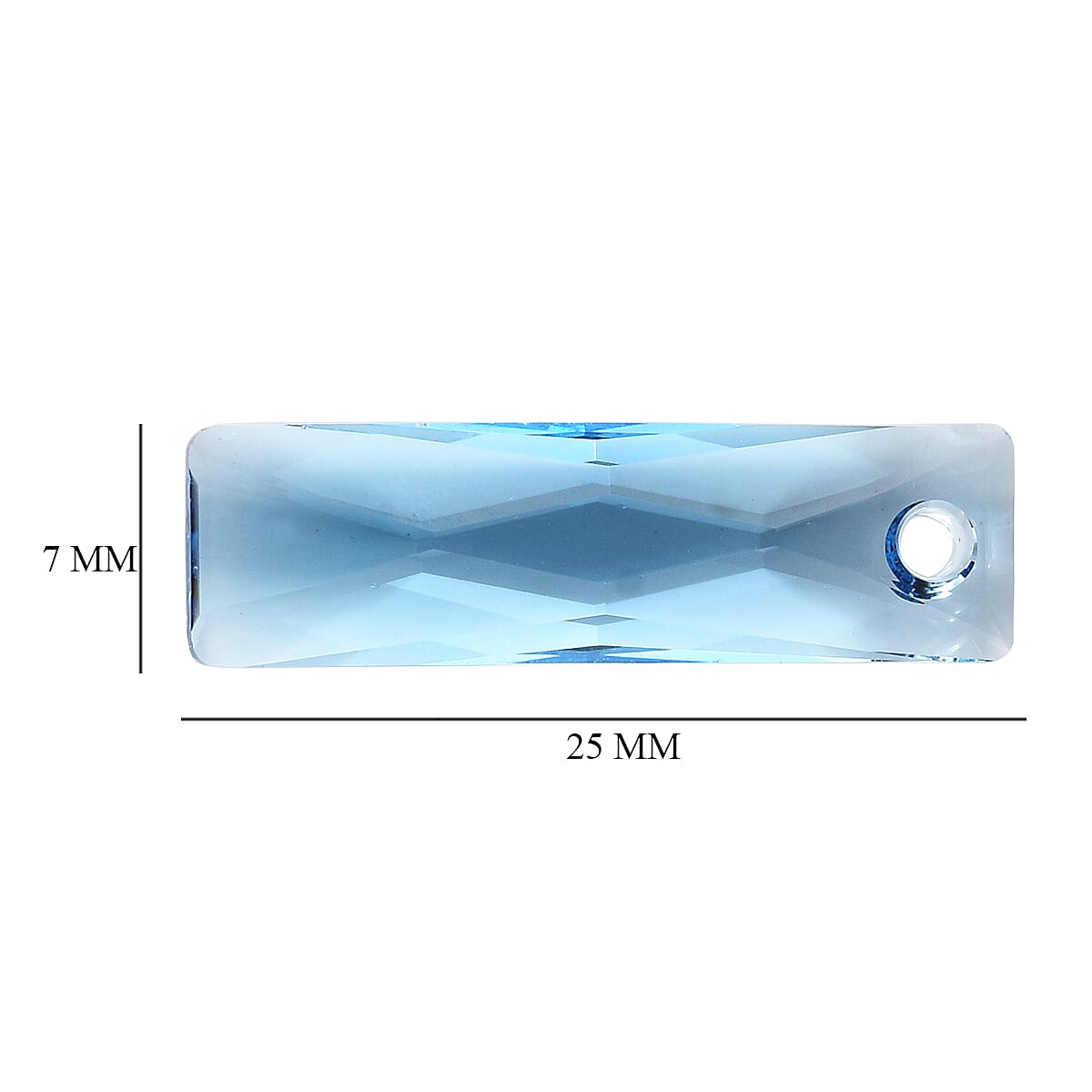 Aquamarine Crystal (Bgt 25x7 mm) 6.93 ctw image number 3