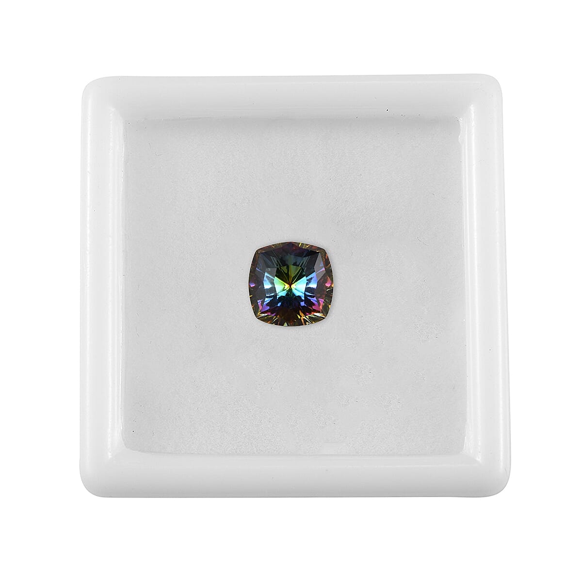 Vitrail Medium Crystal (Cush 8x8 mm) 2.20 ctw image number 2