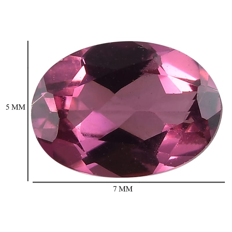 AAA Lotus Garnet (Ovl 7x5 mm) 0.75 ctw