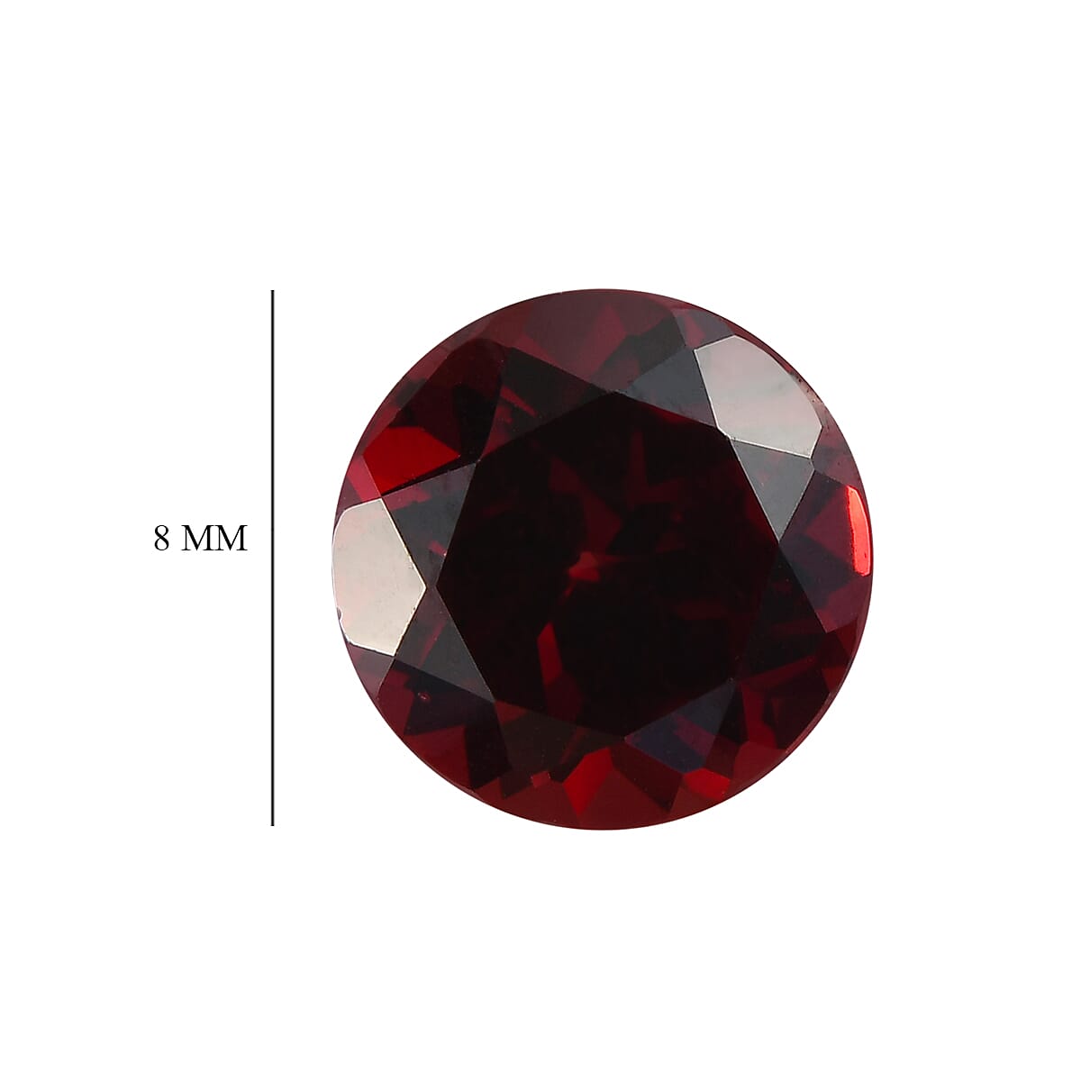 Mozambique Garnet (Rnd 8 mm) 1.85 ctw image number 3