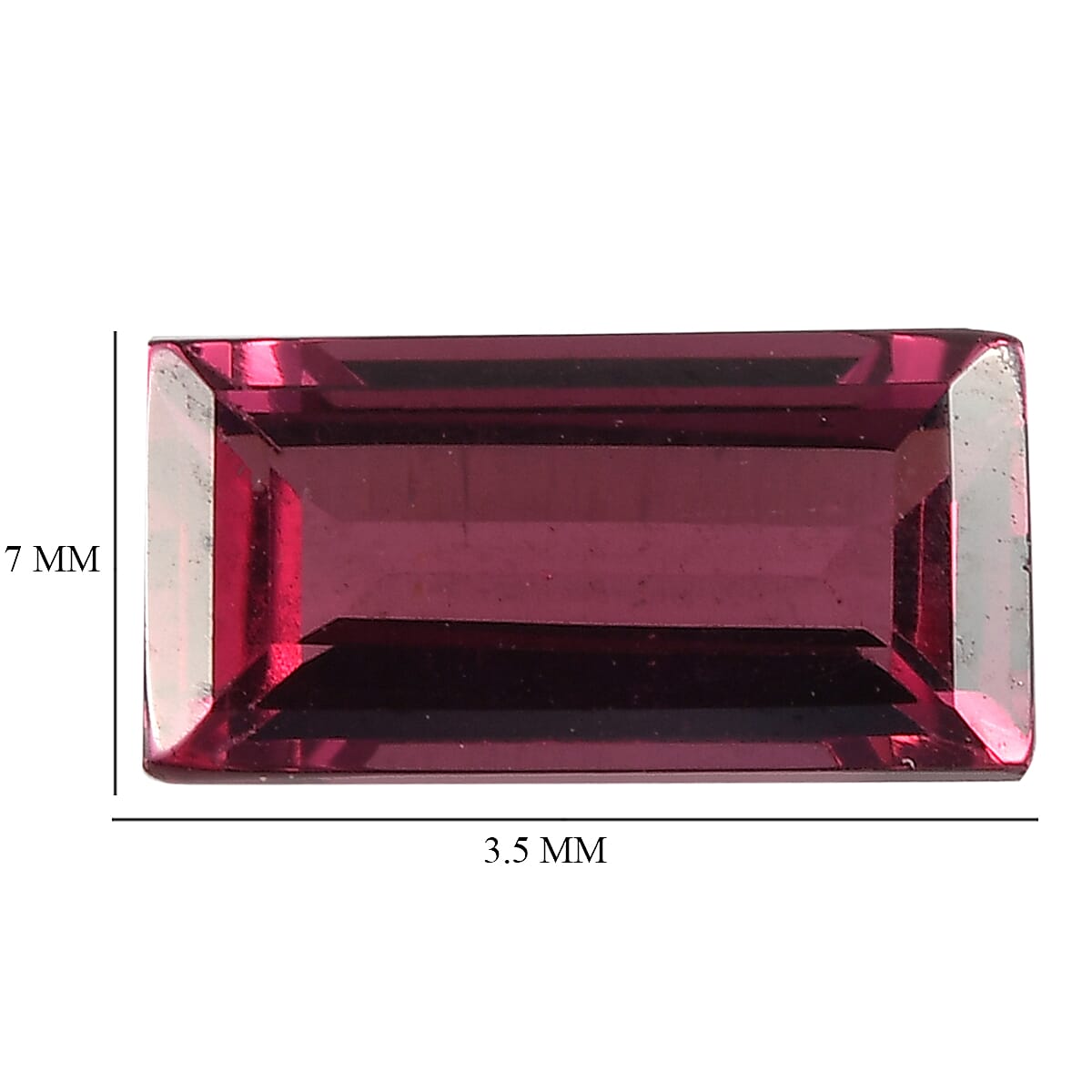 AA Orissa Rose Garnet (Bgt 7x3.5 mm) 0.65 ctw
