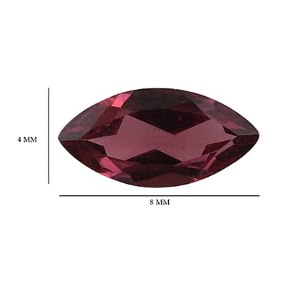 AAA Orissa Rose Garnet (Mrq 8x4 mm) 0.60 ctw
