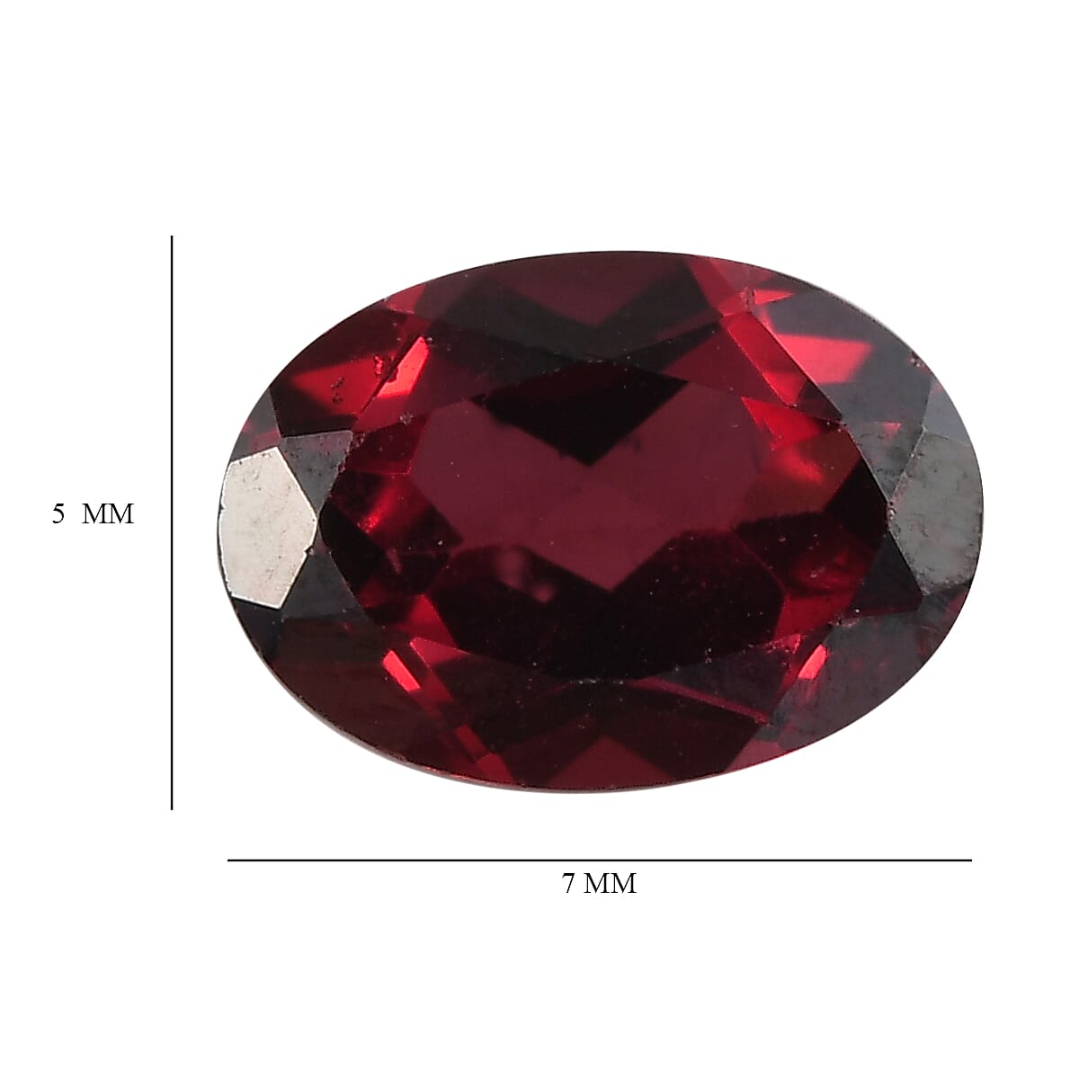 AA Orissa Rose Garnet (Ovl 7x5 mm) 0.90 ctw image number 3