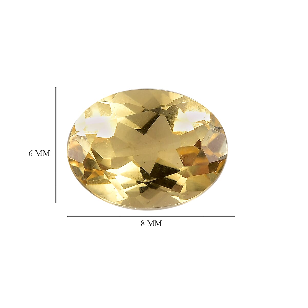 Buy Yellow Scapolite (Ovl 8x6 mm) ctw at