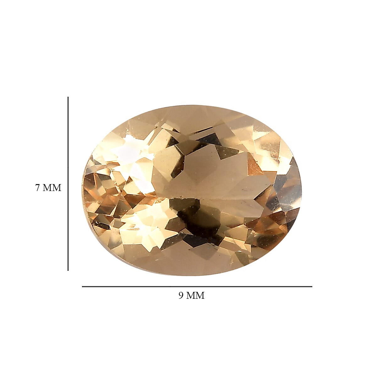 AA Yellow Scapolite (Ovl 9x7 mm) 1.44 ctw image number 3