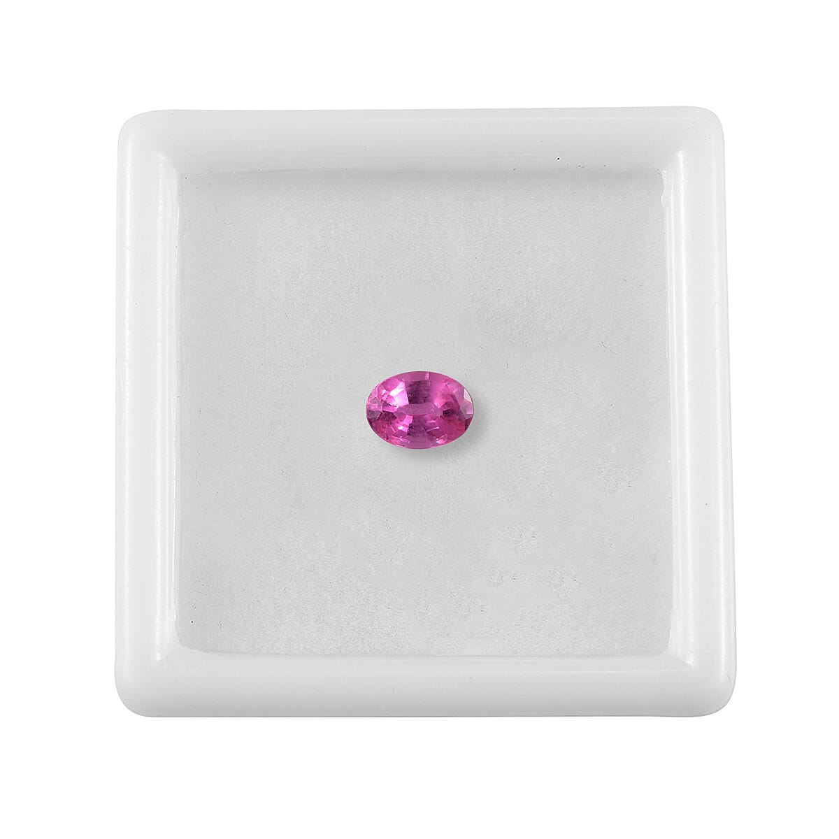 Fissure Filled Pink Ruby (Ovl 7x5 mm) 0.89 ctw image number 2