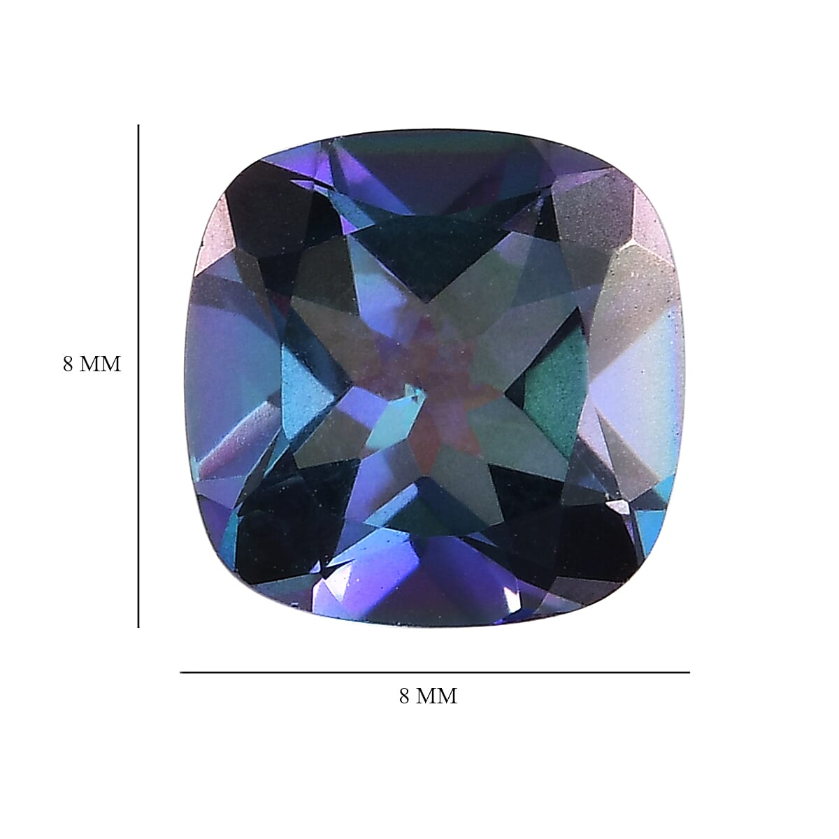 Blue Petalite (Cush 8x8 mm) 1.76 ctw image number 3