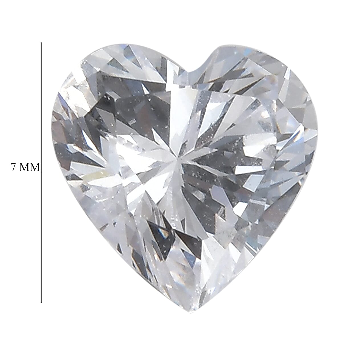 Finest CZ (Hrt 7 mm) 2.06 ctw image number 3