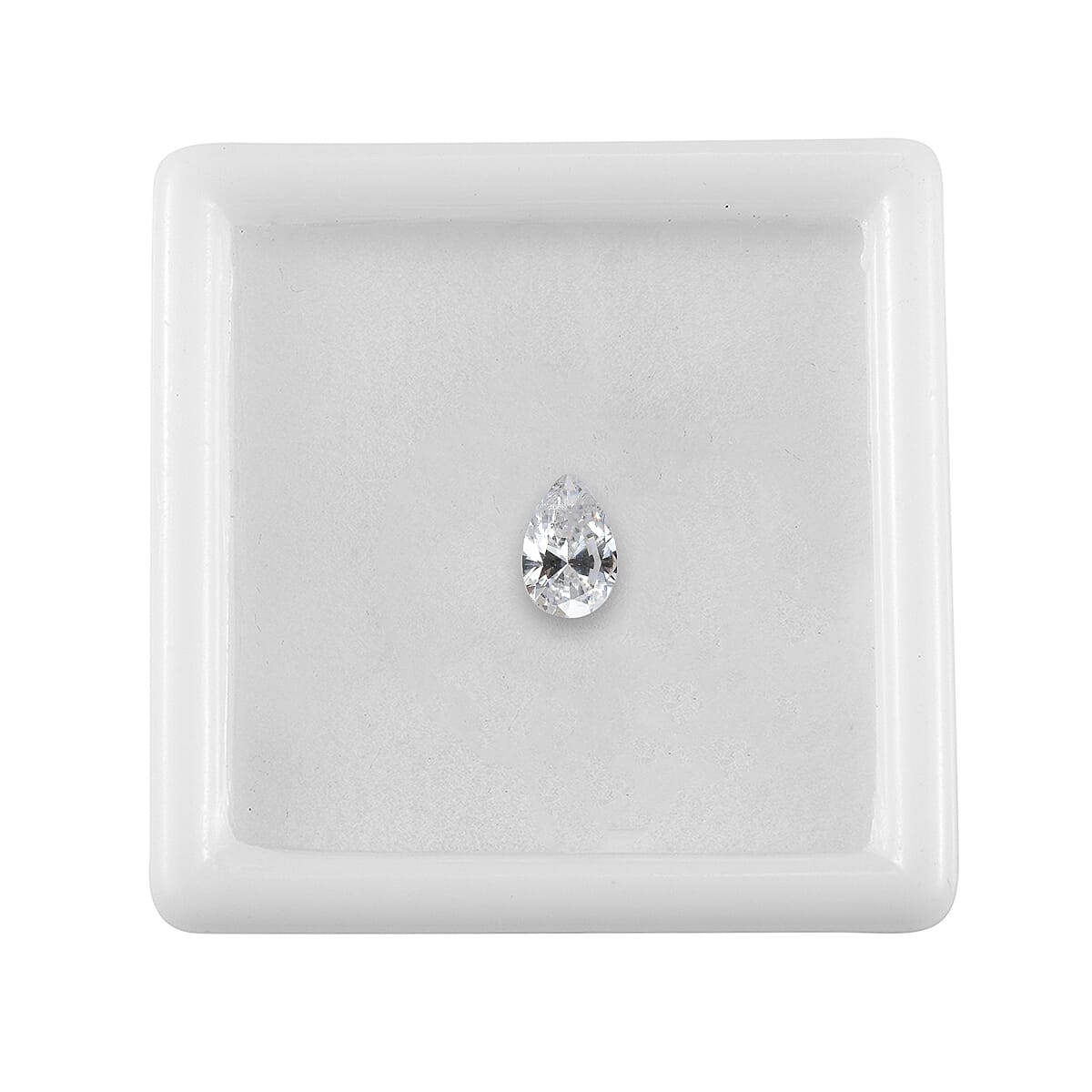 Finest CZ (Pear 6x4 mm) 0.60 ctw image number 2