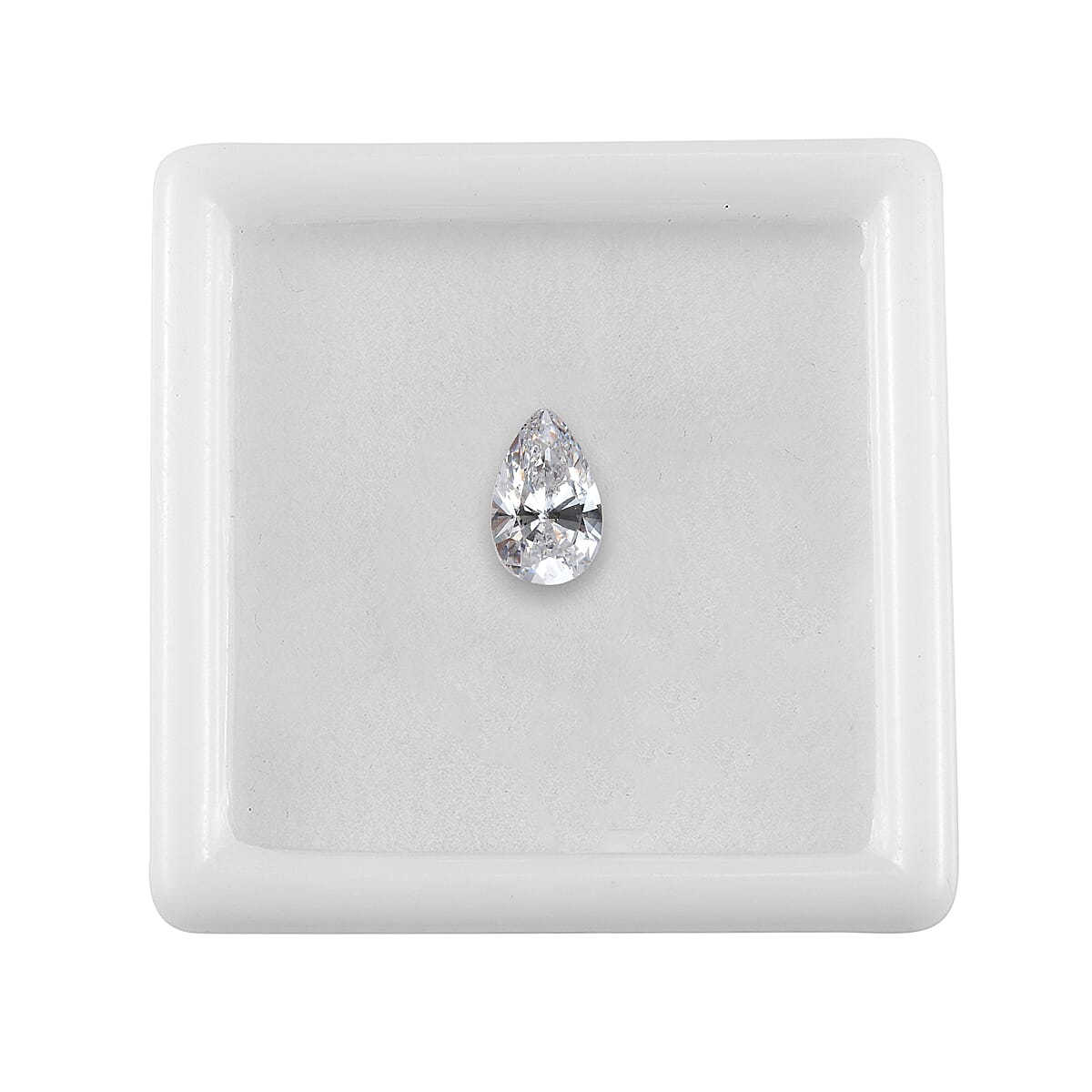 Finest CZ (Pear 8x5 mm) 1.30 ctw , Loose Gem , Loose Gemstones , Loose Stones , Jewelry Stones image number 2